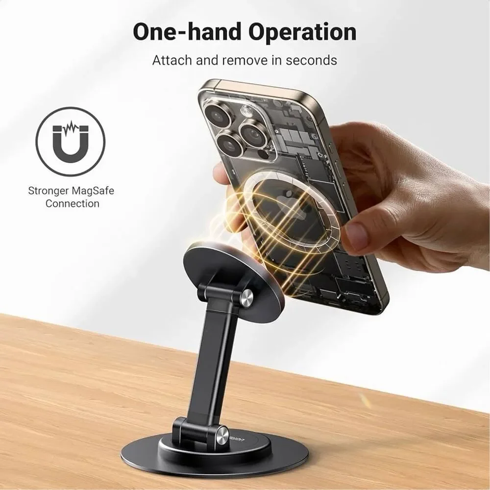 UGREEN Magnetic Phone Stand for MagSafe 360° Rotation Adjustable Height